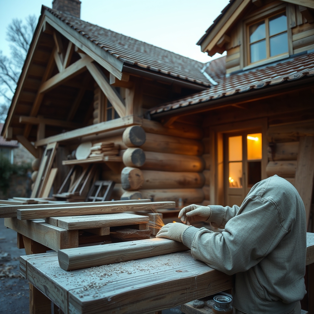 Maison ossature bois clé en main (illustration)